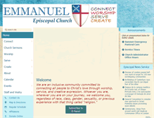 Tablet Screenshot of emmanuel-lagrange.org